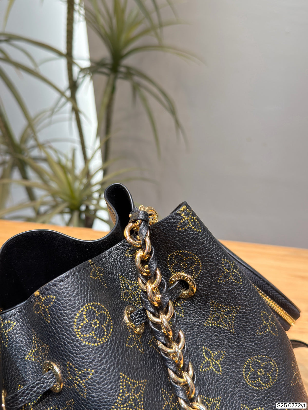 Louis Vuitton Bella Bucket Bag M23392, Monogram Perforated Leather with Coin Purse