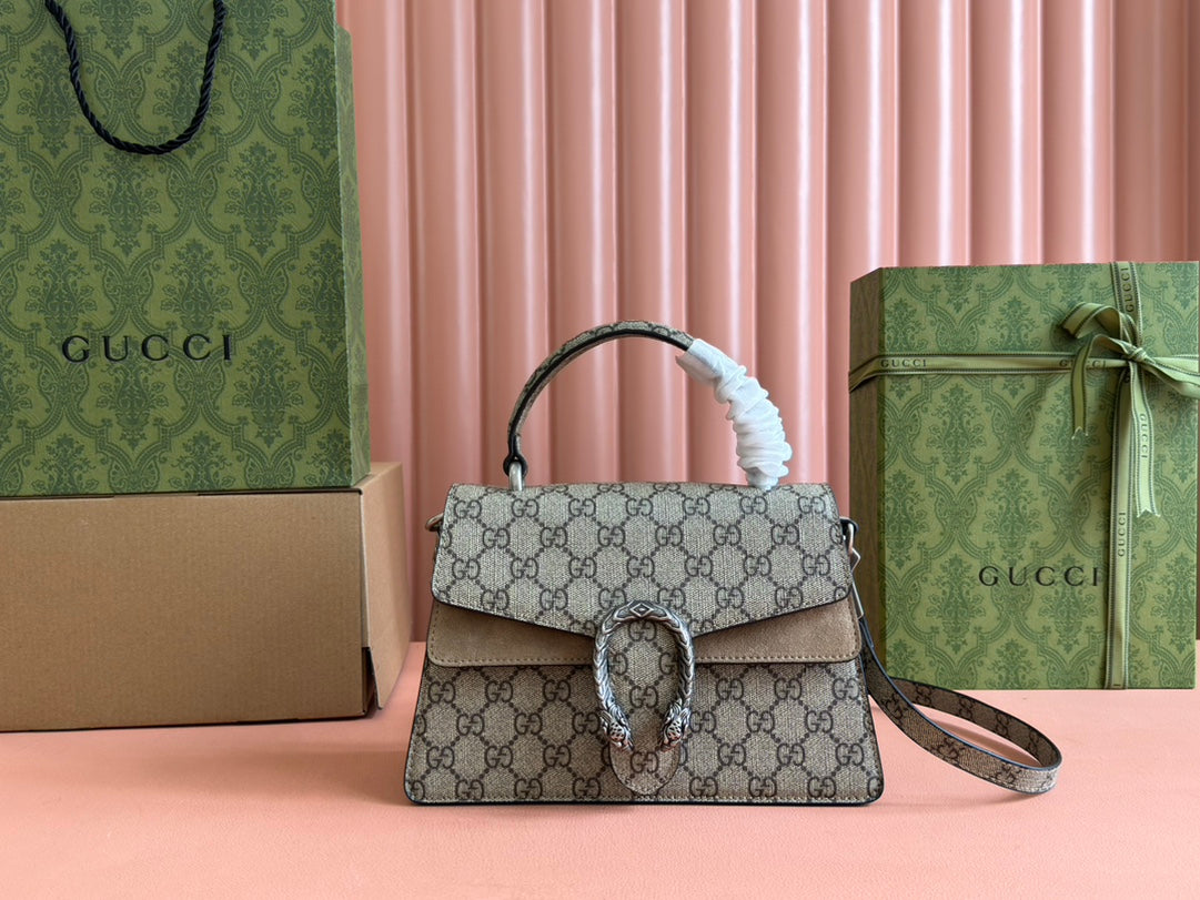 Original leather with full set of packaging, new G-home Dionysus series, inspired by Dionysus, one of the Greek gods, featuring double tiger-head buckles as romantic symbols that embody love and vows, reflecting a unique creative vision, striking the