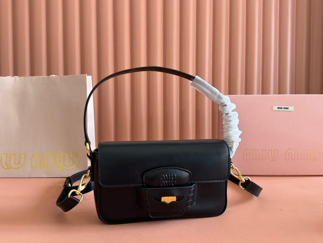 Premium Hardware Original Leather Penny Cow Leather Handbag in Gram Color