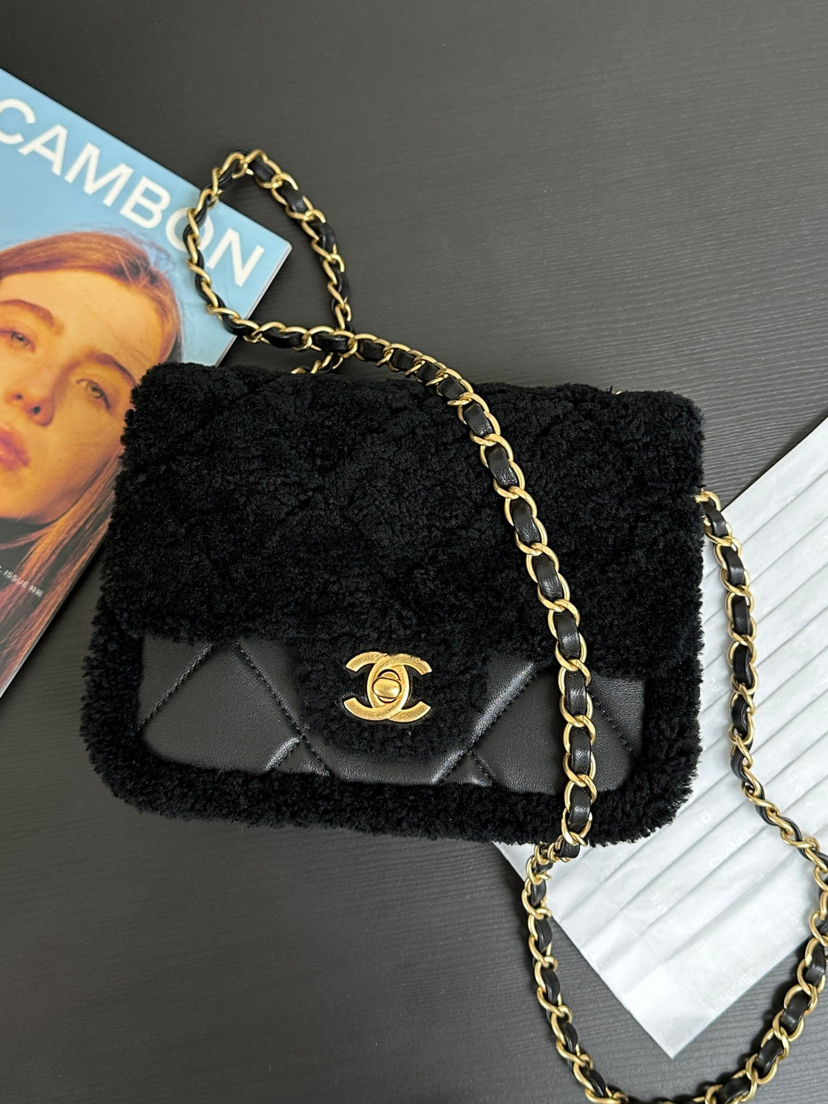 Original factory leather stock 24k Teddy lamb fur cute value full marks furry soft and sticky Melad color bag is really amazing! There are so many highlights and details, whether it is paired with daily casual wear or formal dresses, it can perfectly