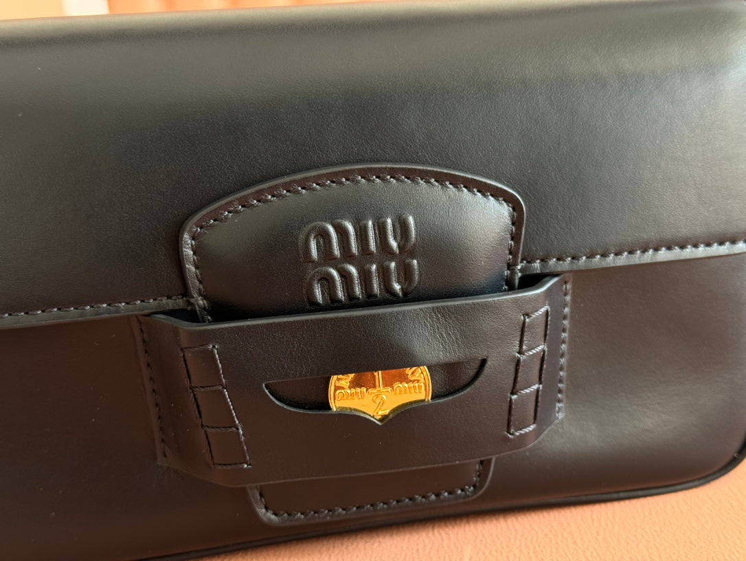 Premium Hardware Original Leather Penny Cow Leather Handbag in Gram Color