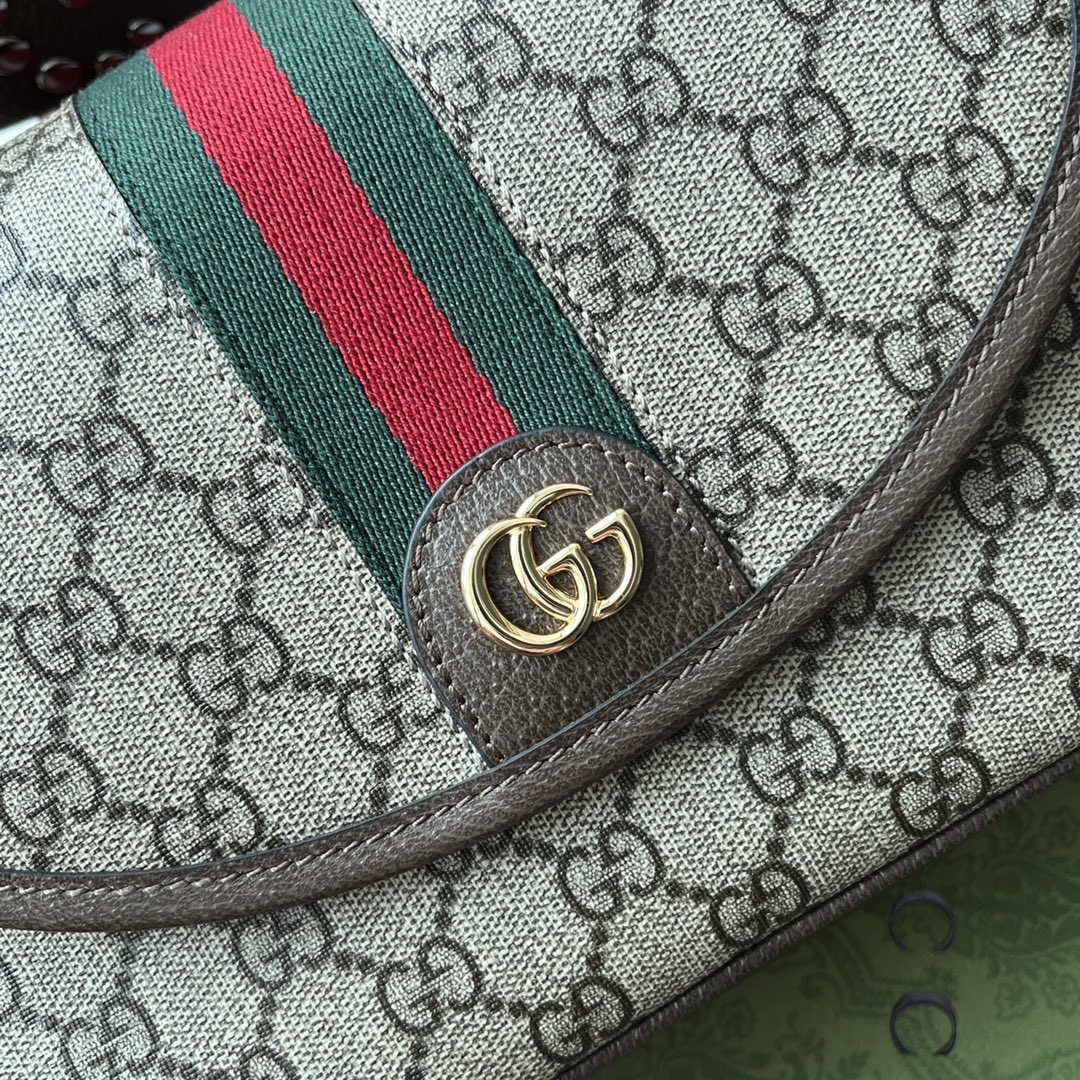 Original leather matching (Cdfmall Sanya Duty Free Shop handbag, Ophidia series mini GG shoulder bag)
