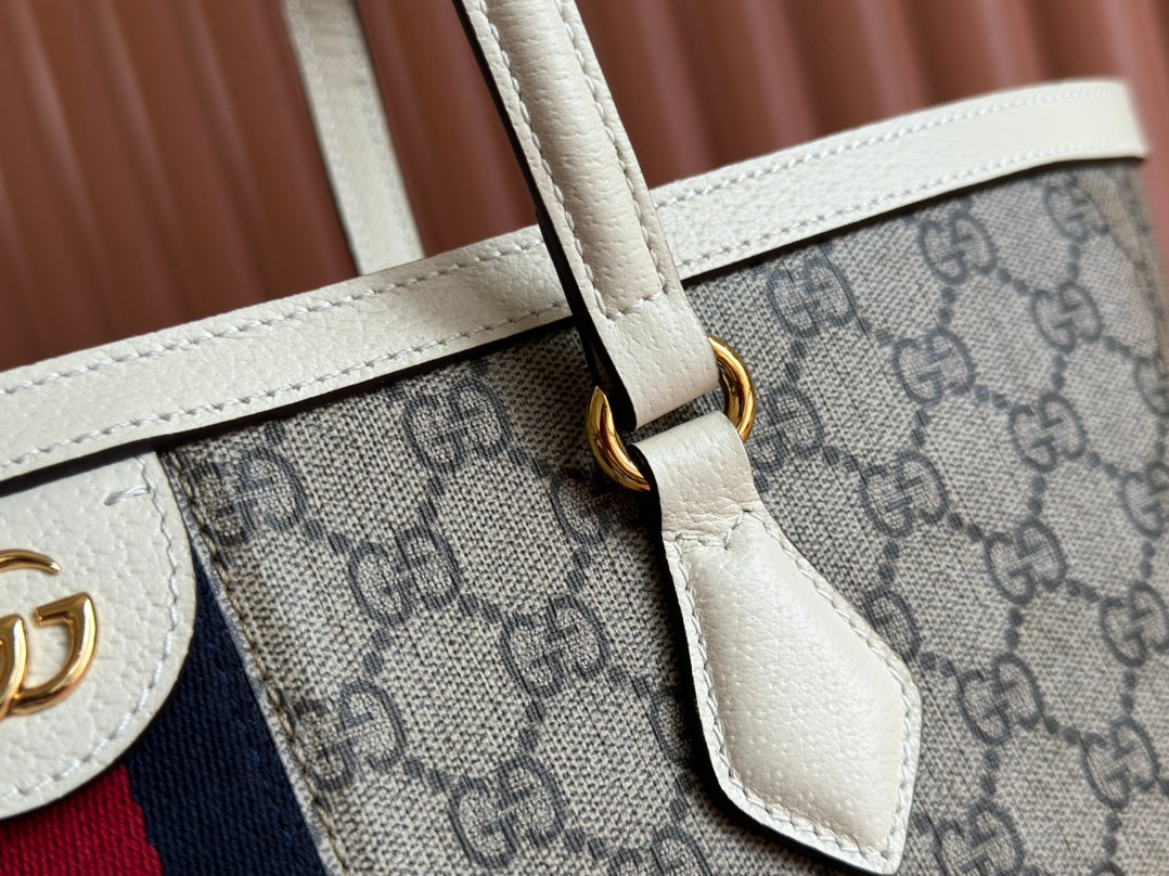 Original leather matching (Cdfmall Sanya Duty Free Shop handbag Ophidia shopping bag)