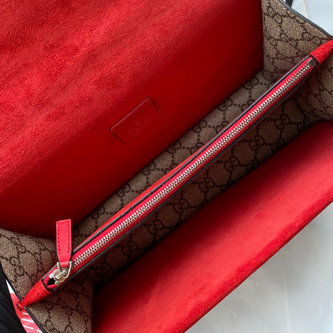 Original leather accessories (Cdfmall Sanya Duty Free Shop handbag Gucc1 Wine God Bag Dionysus, the favorite of internet famous stars. The stunning Gucc1 Wine God Bag is enough to make you drunk. Model 400249 Size 28189cm