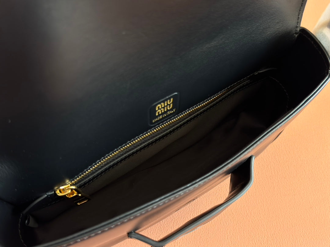 Premium Hardware Original Leather Penny Cow Leather Handbag in Gram Color