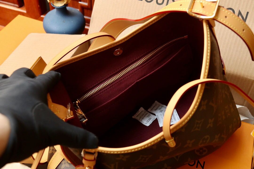 The highest version of the original factory top-level original single with complete packaging Lv bag shopping bag series CARRY ALL PM