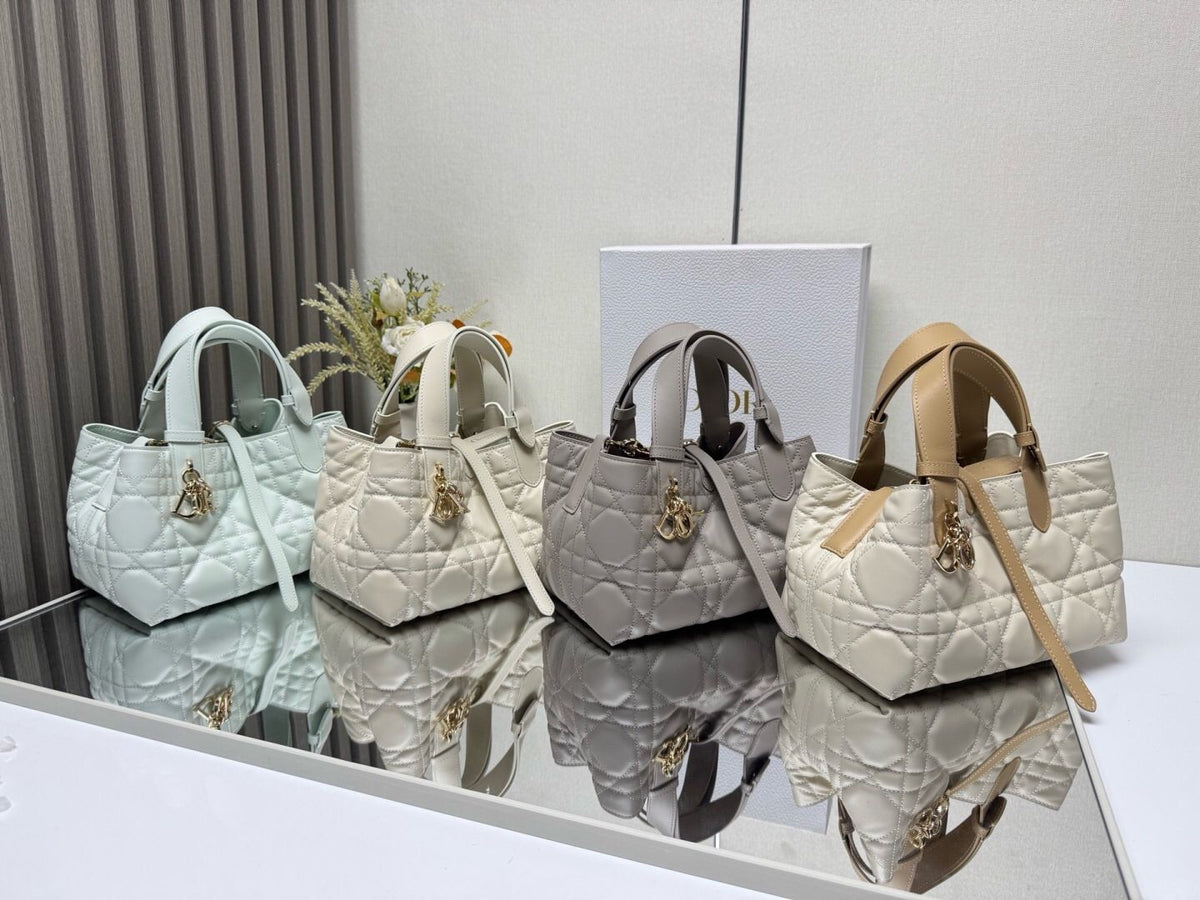New Color TOUJOURS Handbag [New Color Chalk White Small]