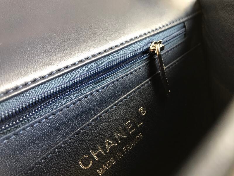 Xiaoxiang 1116 CF20cm lambskin dark blue