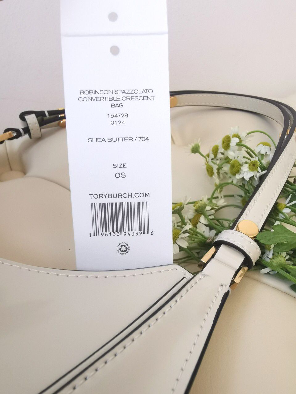 TORY BURCH No. 901 Cheese White