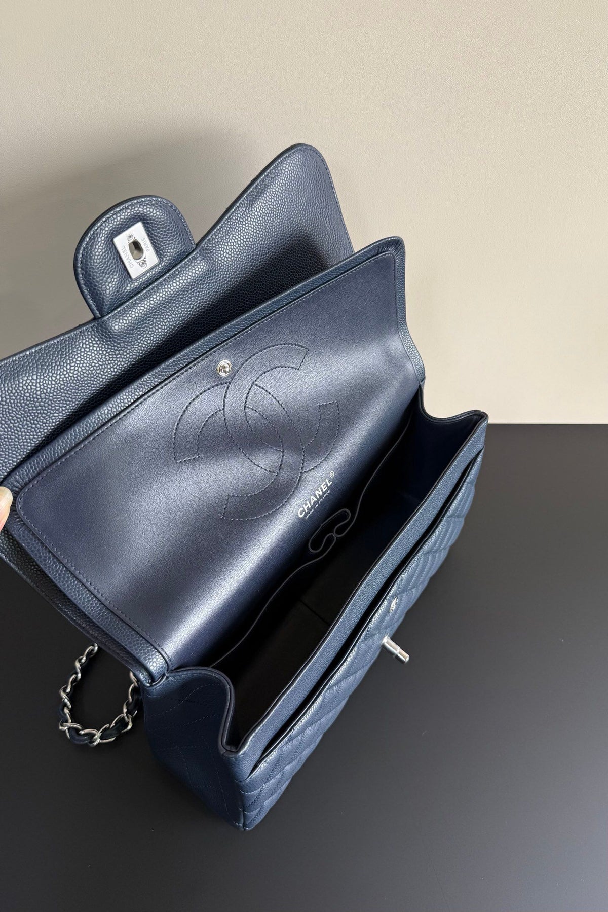 Dark blue silver special grade all steel hardware