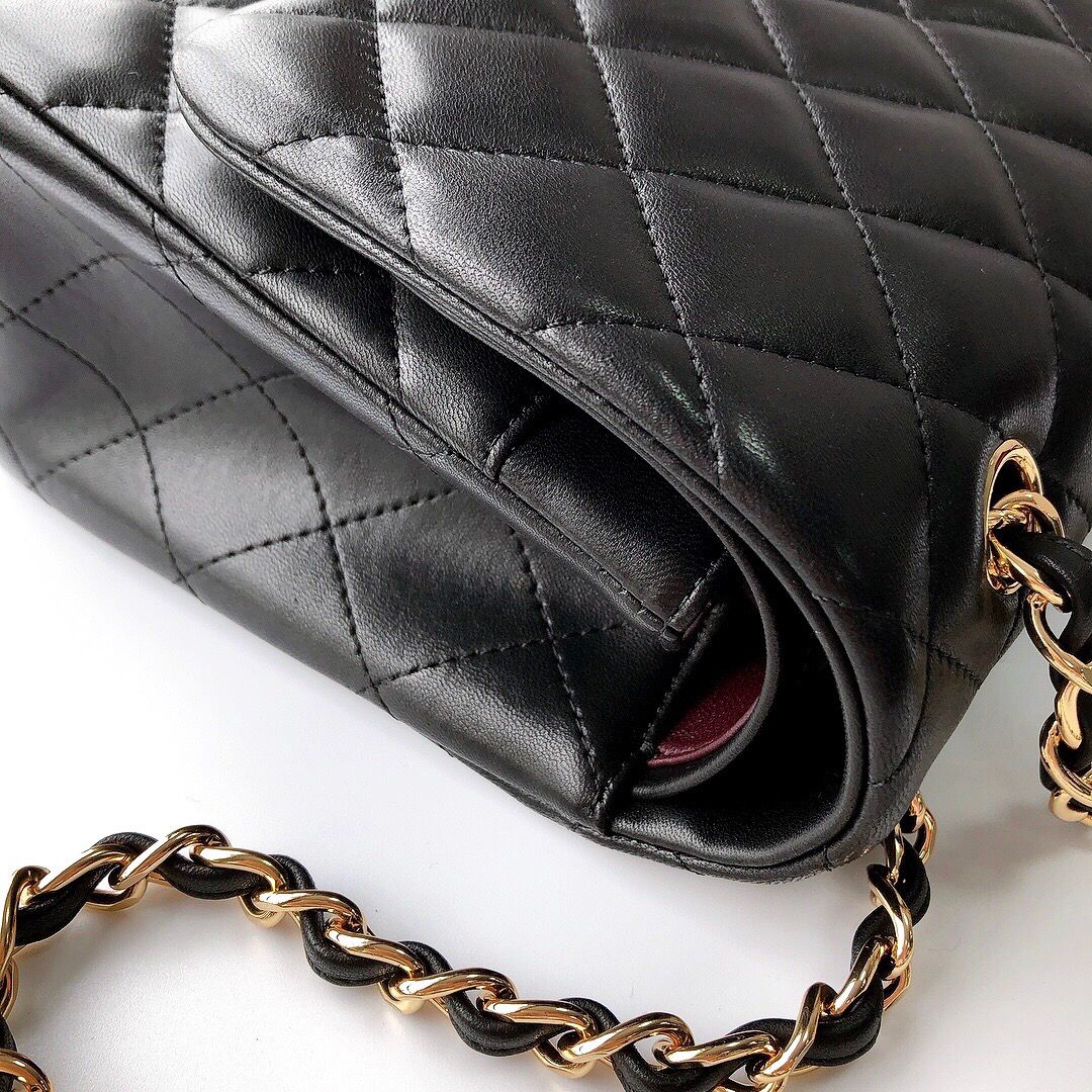 Upgraded version A1113 So beautiful that no one has friends CF Classic diamond series Original lambskin small buckle version Professionally customized heavyweight hardware shoulder strap Handmade wiring Lining leather Exquisite hot stamping font Uniform