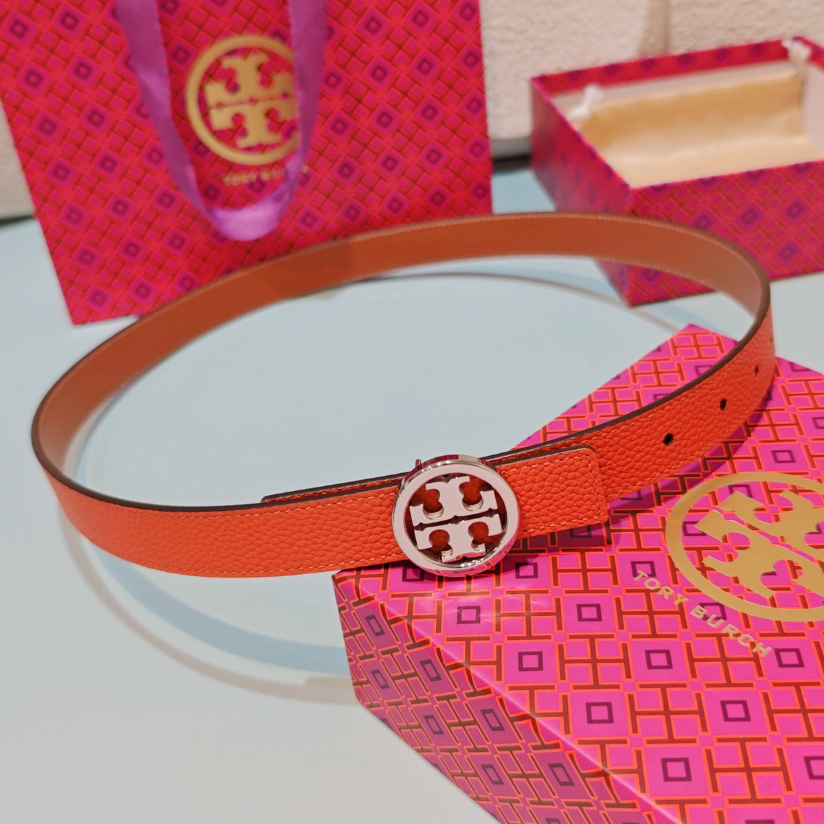 CM Tony Belt Double sided Head Layer Leather Length 75.80.85.90.95.100. Original Mold Customization of European Copper Hardware Buckle
