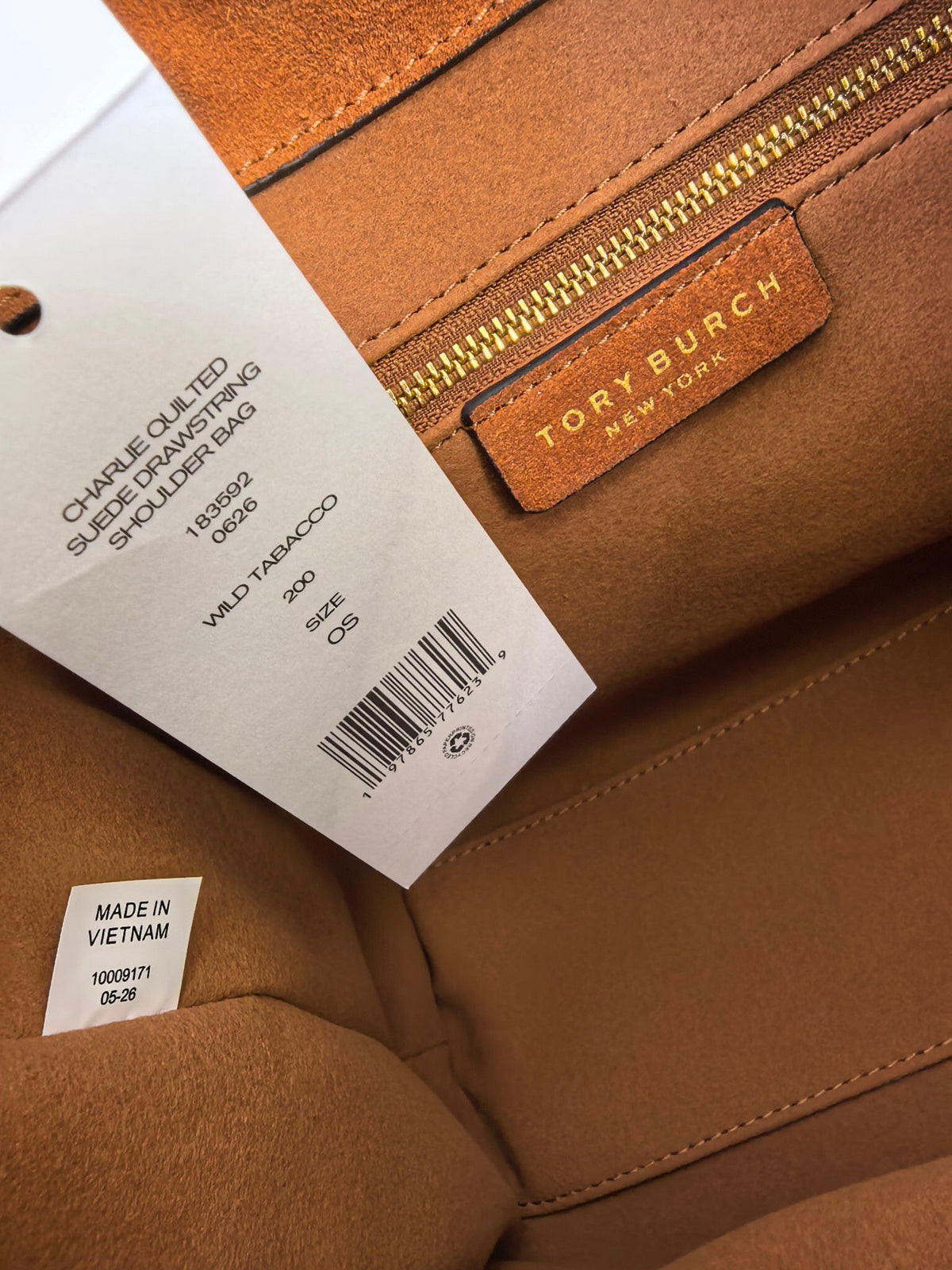 [Number 1517 Small] TORY BURCH Super Capable Suede HoBo