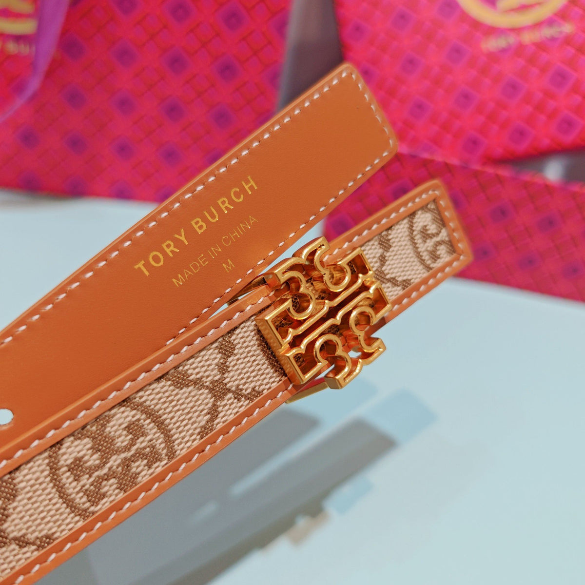 CM Tony Belt Double sided Head Layer Leather Length 75.80.85.90.95.100. Original Mold Customization of European Copper Hardware Buckle