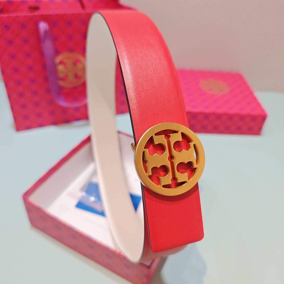 CM Tony Belt Double sided Head Layer Leather Length 75.80.85.90.95.100. Original Mold Customization of European Copper Hardware Buckle