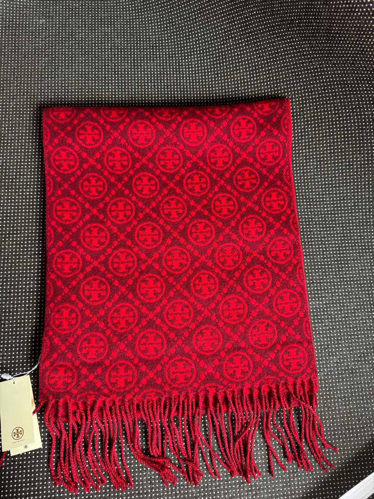 TB scarf casually photographed, non market ordinary version double-sided scarf material is 50% wool and 50% cotton
