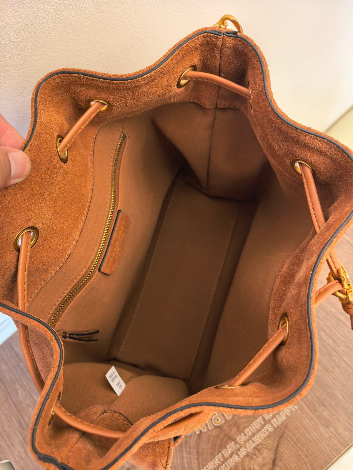 [Number 1517 Small] TORY BURCH Super Capable Suede HoBo