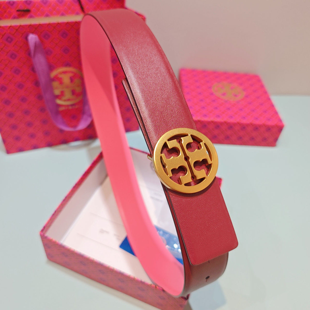 CM Tony Belt Double sided Head Layer Leather Length 75.80.85.90.95.100. Original Mold Customization of European Copper Hardware Buckle