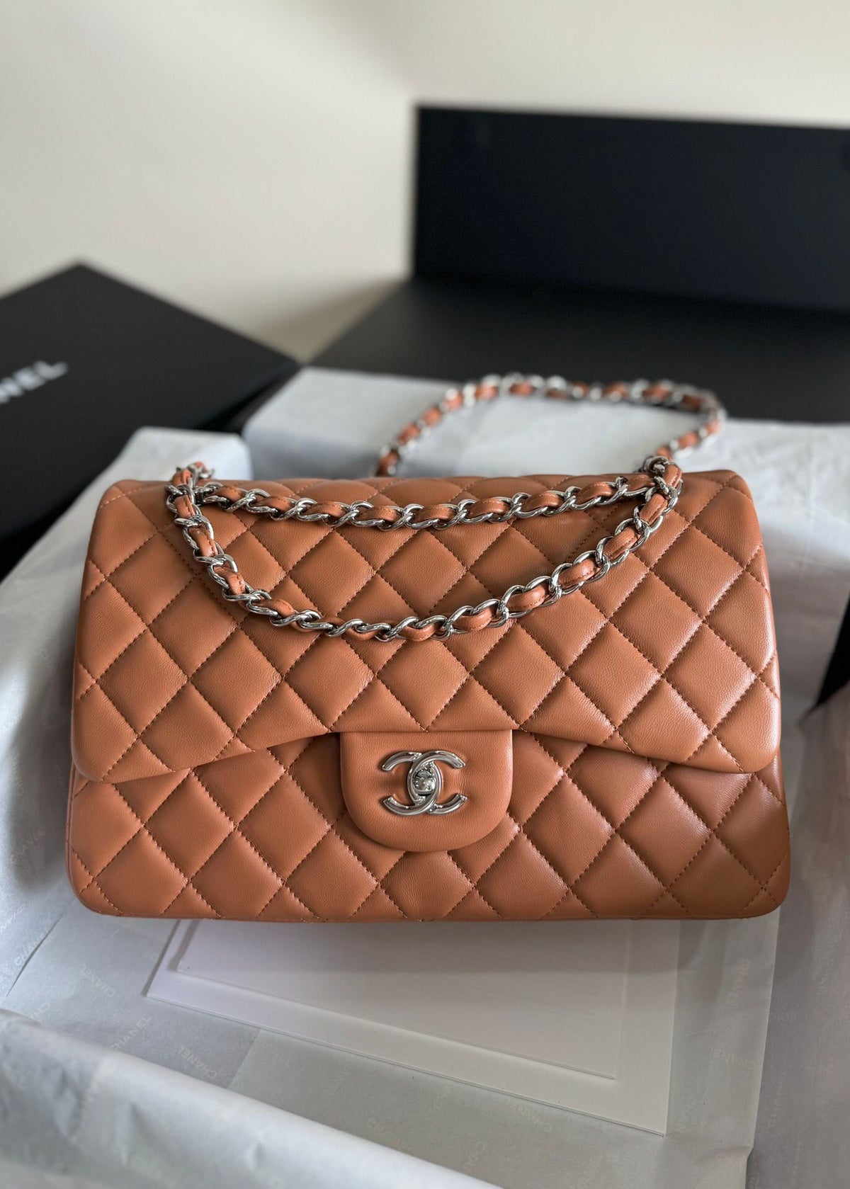Upgraded version A1113 So beautiful that no one has friends CF Classic diamond series Original lambskin small buckle version Professionally customized heavyweight hardware shoulder straps Handmade wiring Lining leather Exquisite hot stamping font Uniform