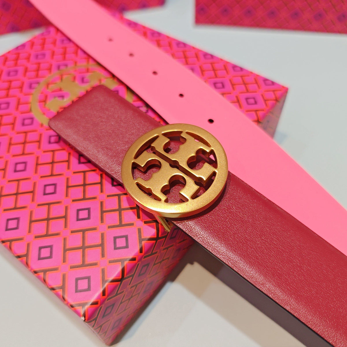 CM Tony Belt Double sided Head Layer Leather Length 75.80.85.90.95.100. Original Mold Customization of European Copper Hardware Buckle
