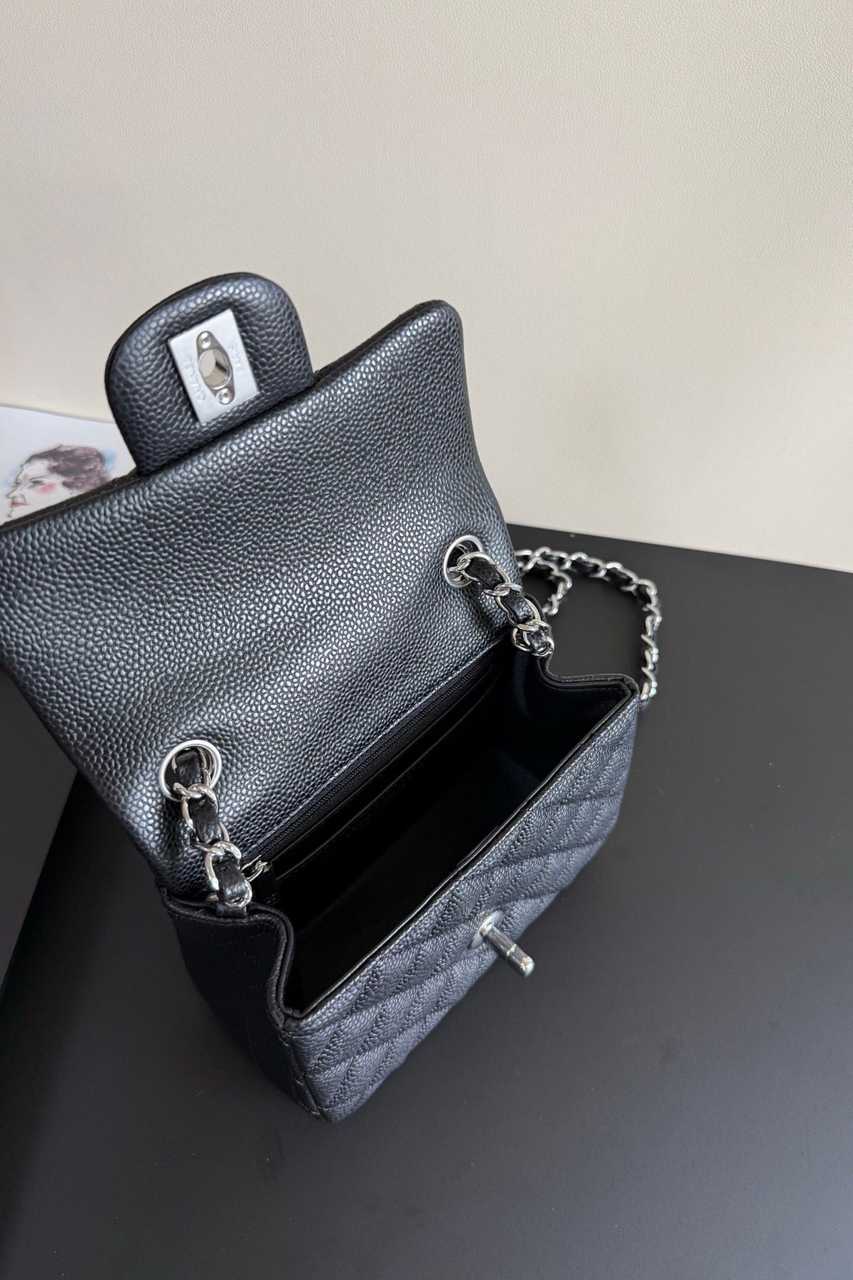 Classic Flap Ten Thousand Years Classic Cf Square Fat Caviar Ball Pattern Return