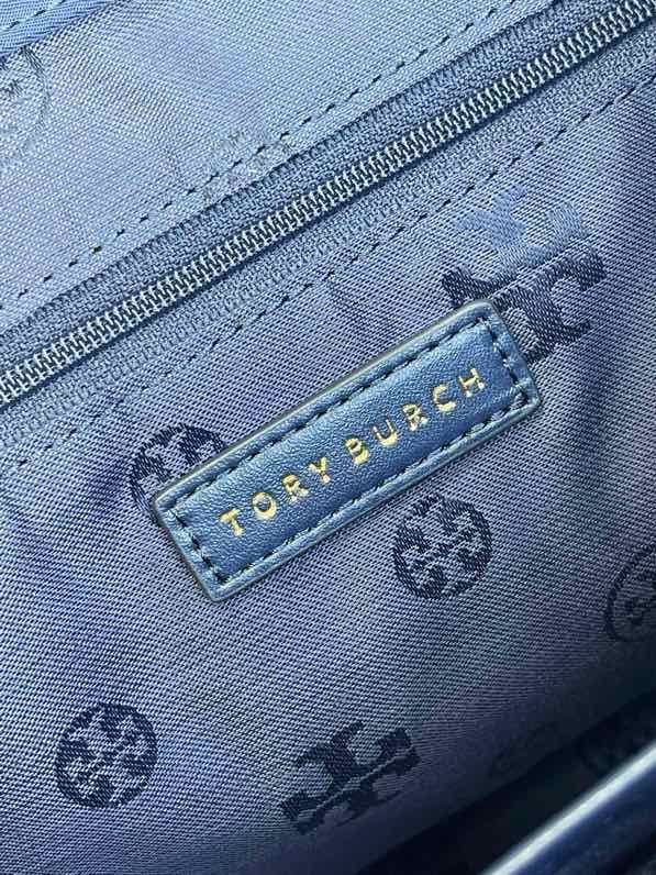 Black and blue arrived at 81478 tory Burch ELLA new solid color nylon shoulder tote bag, with excellent practicality and size 372616. Number h007 P370