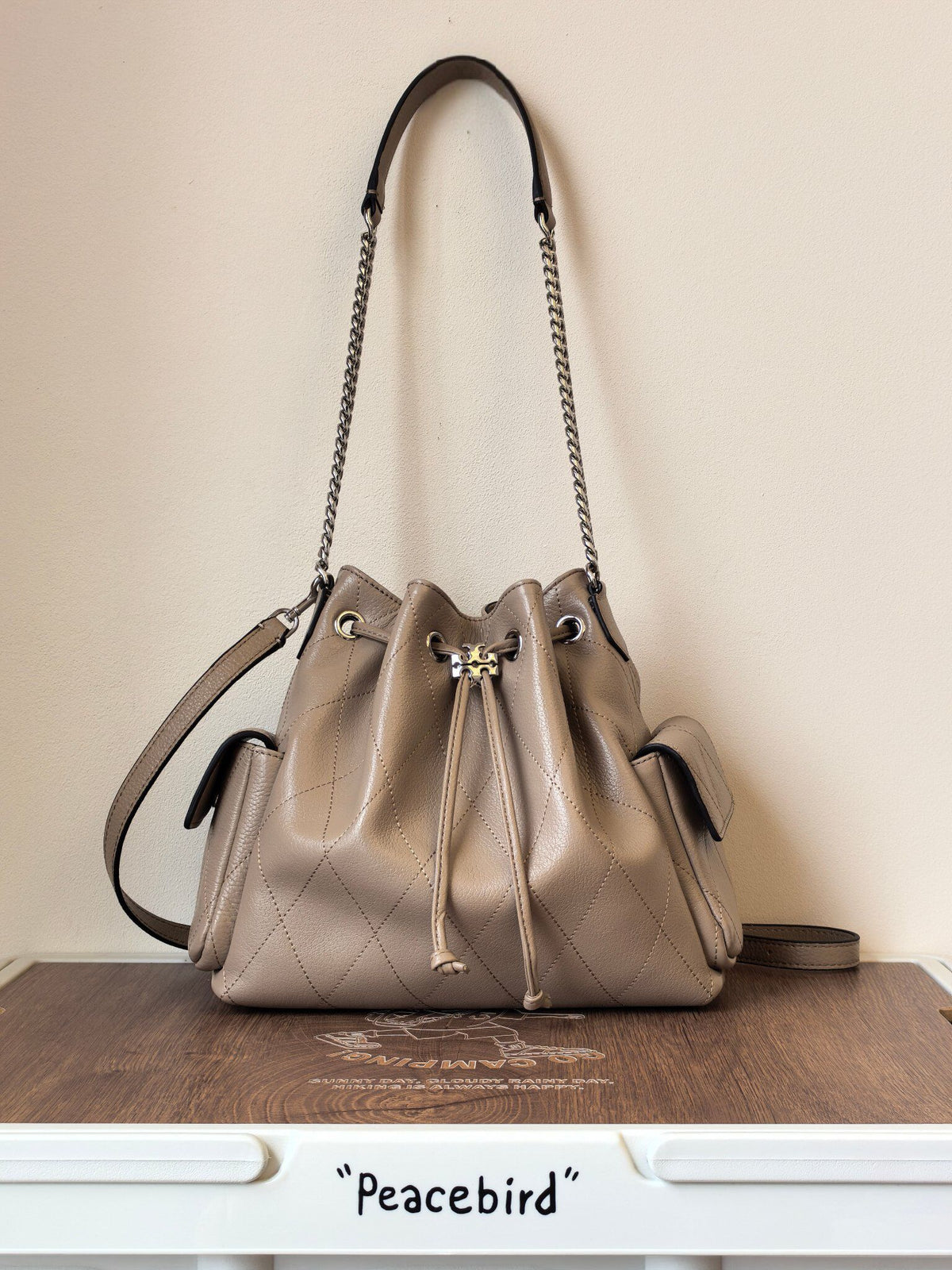 [Number 1517] The small account will never go out of style | The Dream Love Bag has been fiercely grasped by this TB, featuring a classic diamond grid and a vintage gold chain with a built-in noble filter