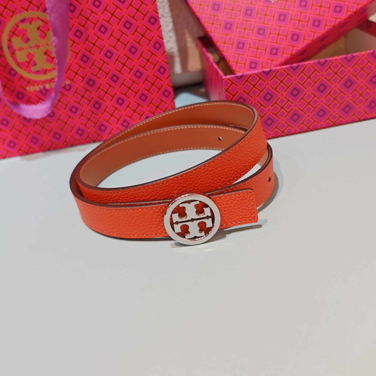CM Tony Belt Double sided Head Layer Leather Length 75.80.85.90.95.100. Original Mold Customization of European Copper Hardware Buckle