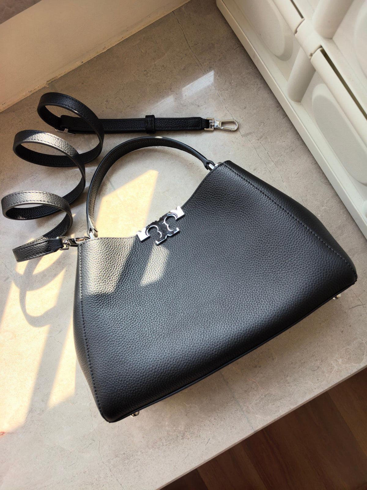 Number 995 Medium TORY BURCH Tang Li Bai Qi New Product Eleanor Handbag Classic Encounter Surprise Really Beautiful Pair All Autumn and Winter Maillard