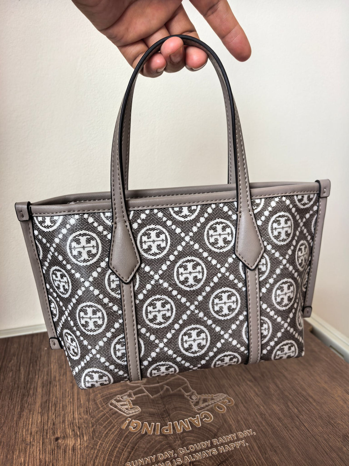 T Monogram Perry Mini Tote Bag