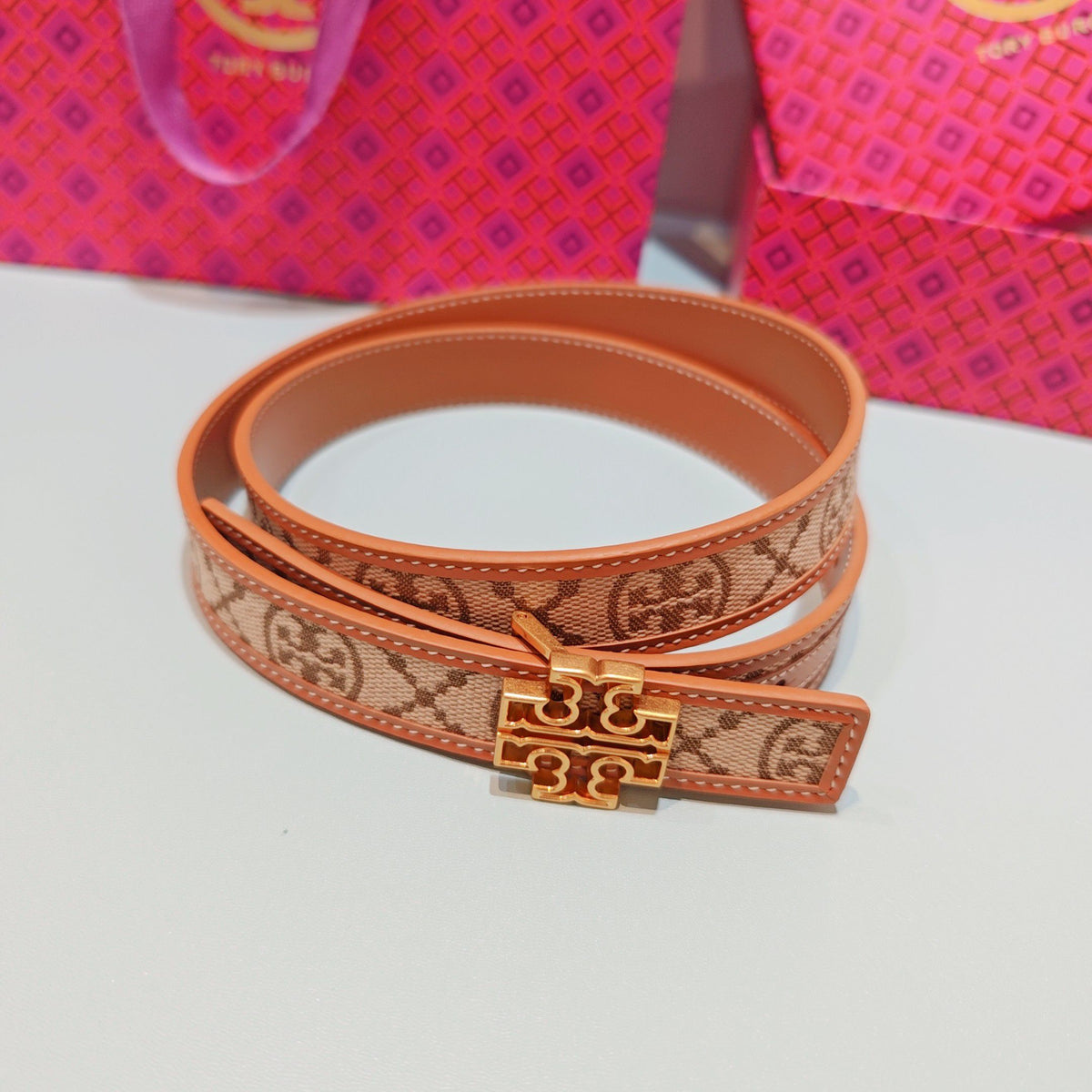 CM Tony Belt Double sided Head Layer Leather Length 75.80.85.90.95.100. Original Mold Customization of European Copper Hardware Buckle