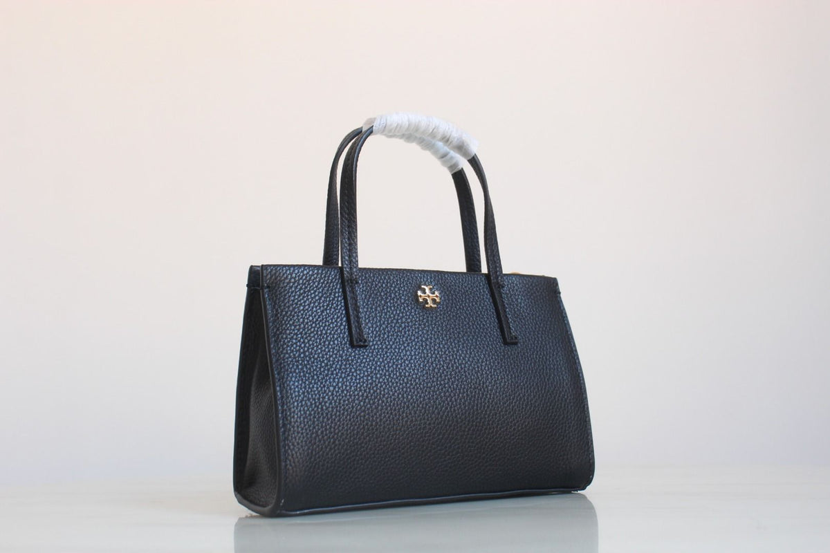 Purchasing Quality 340 Tory Burch New Blake Series Mini Tote Bag Lychee Pattern Head Layer Leather Thick and Comfortable Touch Multiple Combinations, Whatever You Want to Prepare Simple Solid Color Versatile Style Size Bottom Length 19.5/Bottom Width