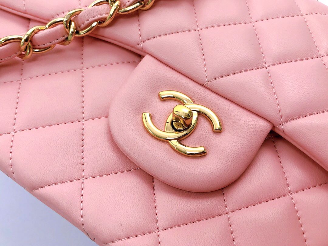 Upgraded version A1113 So beautiful that no one has friends CF Classic diamond series Original lambskin small buckle version Professionally customized heavyweight hardware shoulder straps Handmade wiring Lining leather Exquisite hot stamping font Uniform