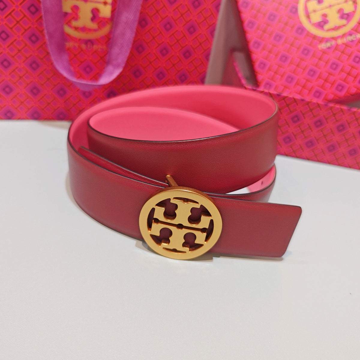 CM Tony Belt Double sided Head Layer Leather Length 75.80.85.90.95.100. Original Mold Customization of European Copper Hardware Buckle