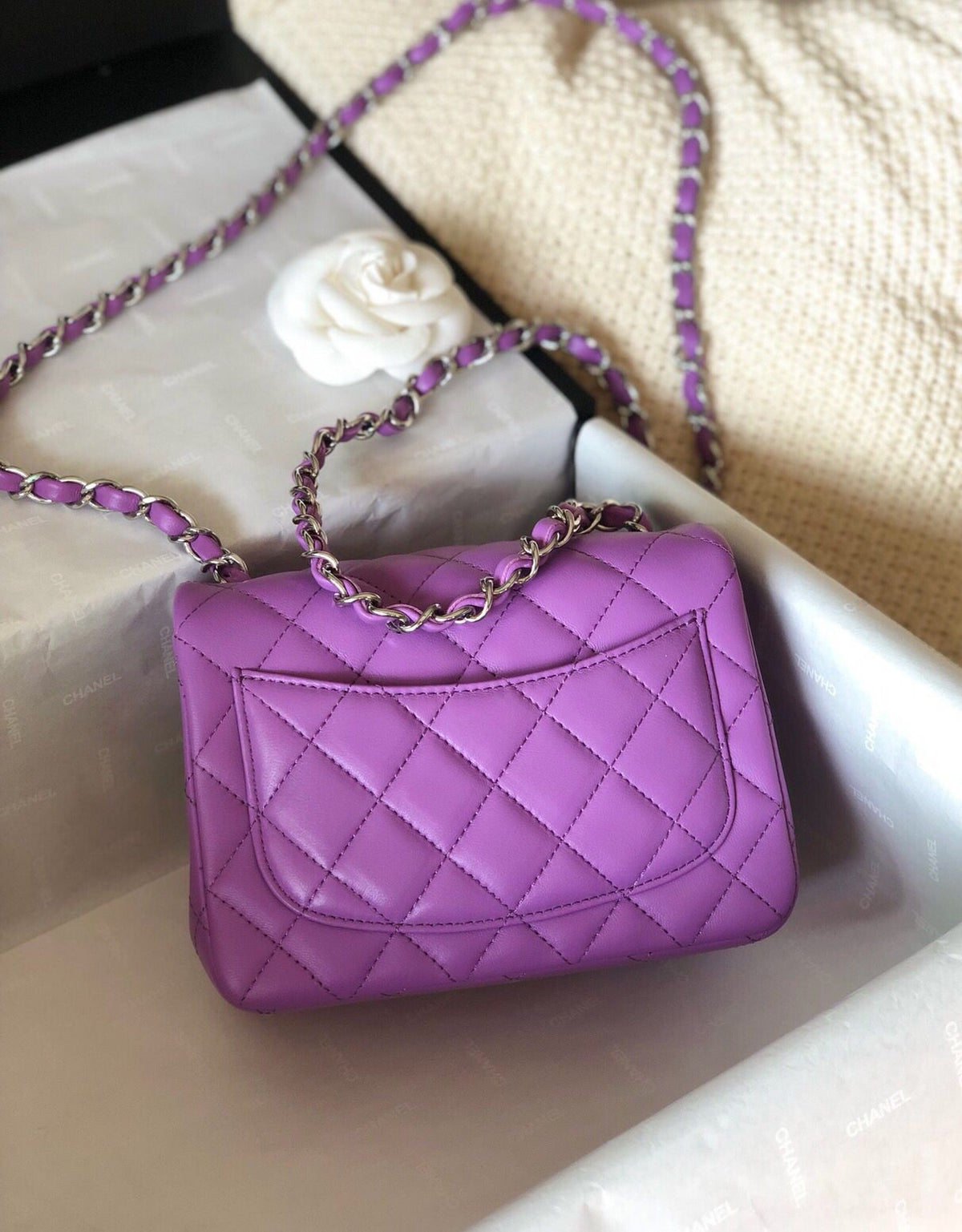 Fang Fatzi Mini 17cm CF has a very feminine elegance and inherits classics. It is listed as the historical sales champion and is an indispensable piece in every pink fan’s wardrobe. 17cm650 Sheepskin