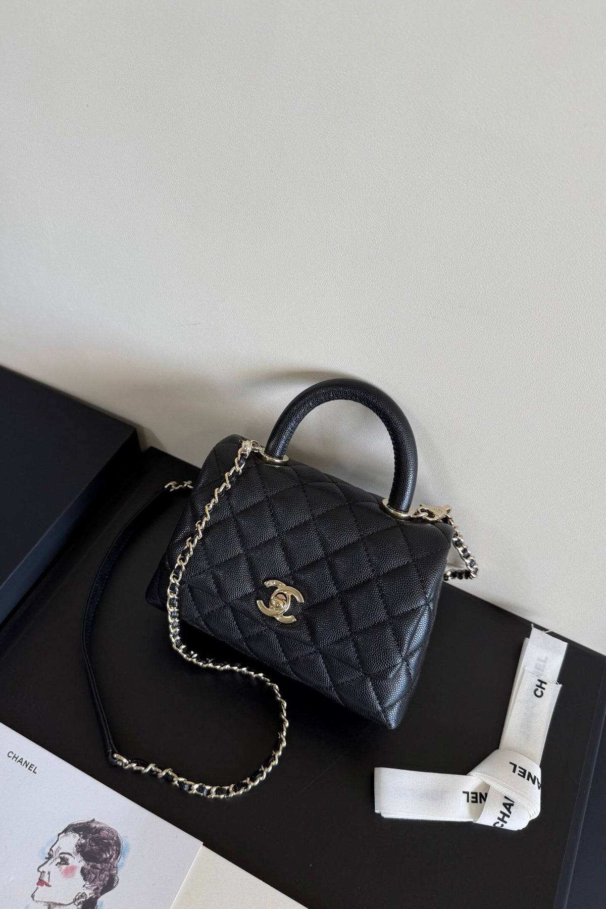 Coco handle mini champagne gold hot style