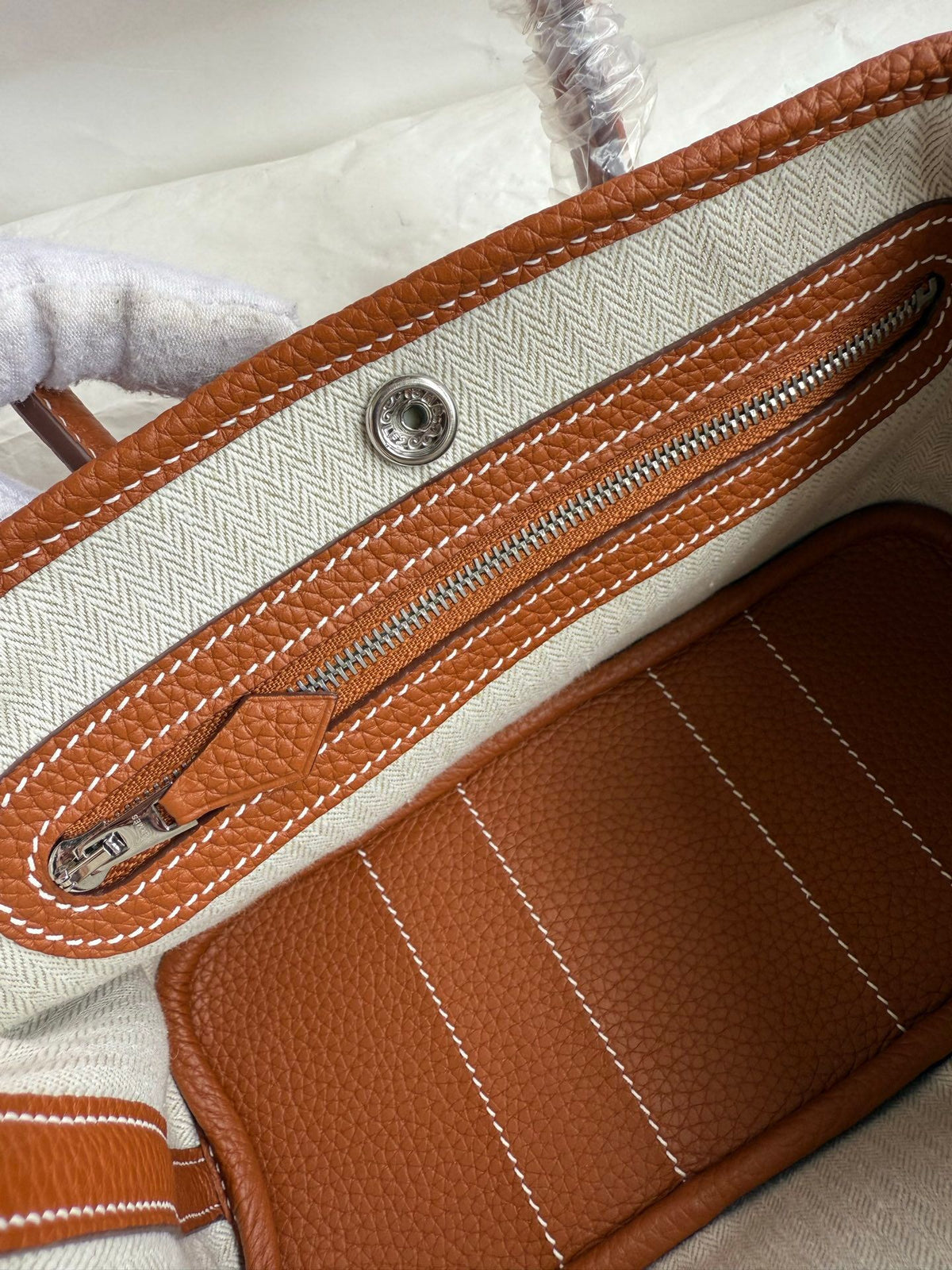 highest version, original factory leather, top-grade original single, complete set of packaging, garden bag, Neo Garden 23cm, imported TC leather, golden brown, super cute and Q-like