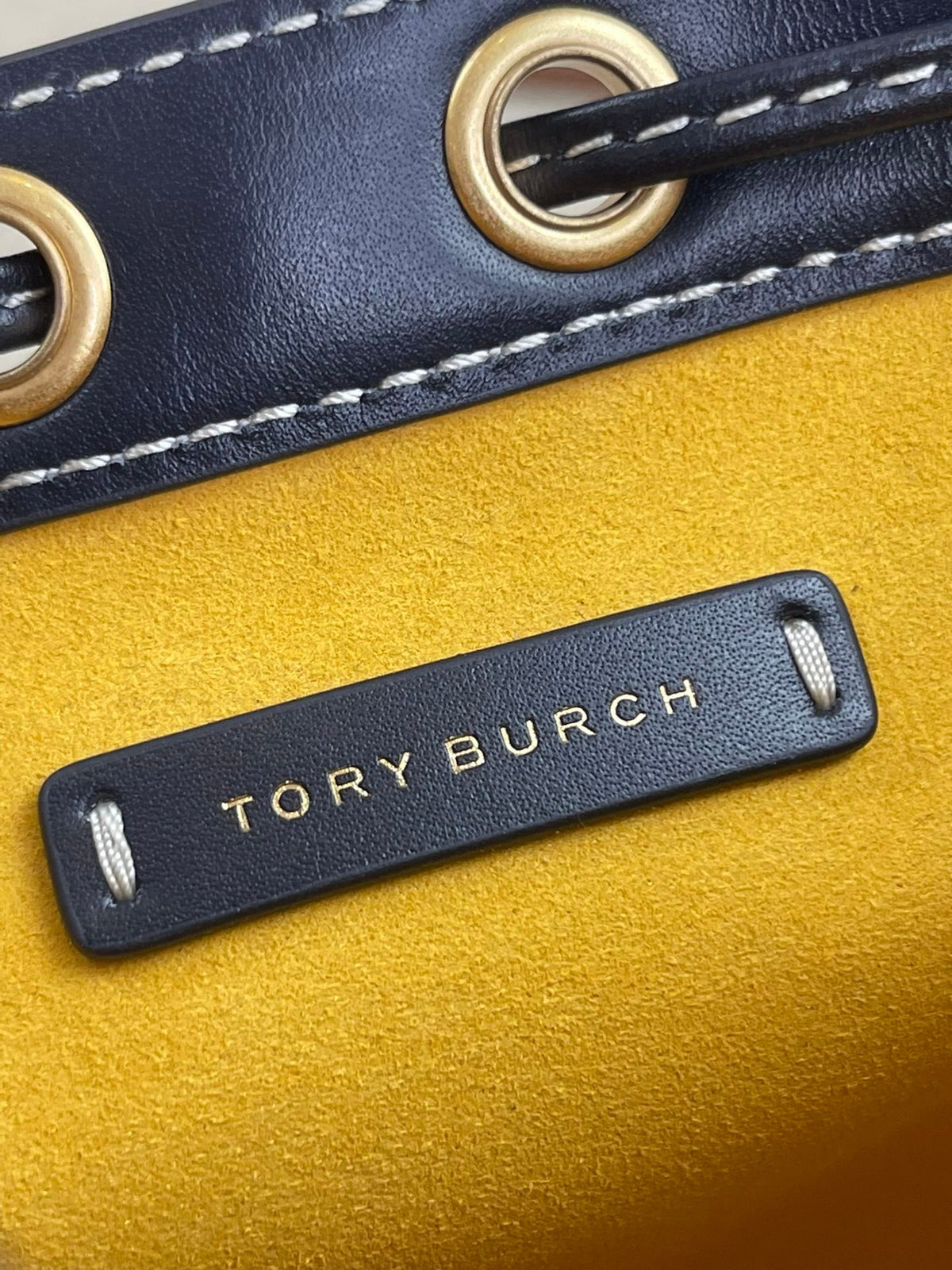 TORY BURCH TB Latest and Most Popular TMonogram Jacquard Drawstring Bucket Bag Logo Jacquard Double T Logo Women's Single Shoulder Crossbody Stray Bag Size: Length 16, Height 18.5, Width 11