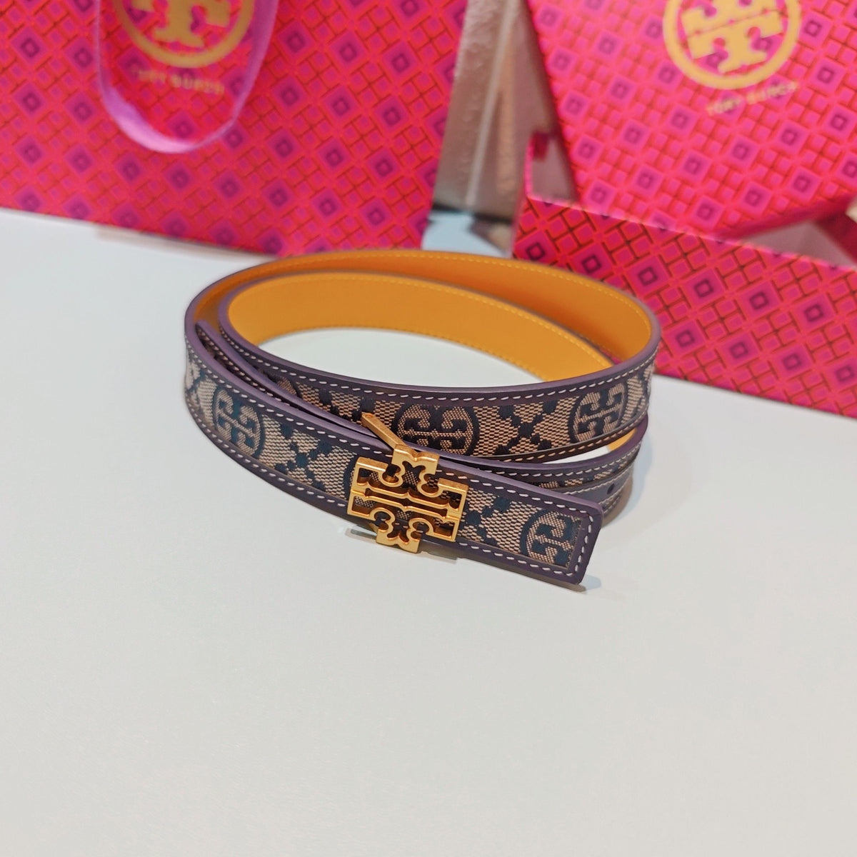 CM Tony Belt Double sided Head Layer Leather Length 75.80.85.90.95.100. Original Mold Customization of European Copper Hardware Buckle