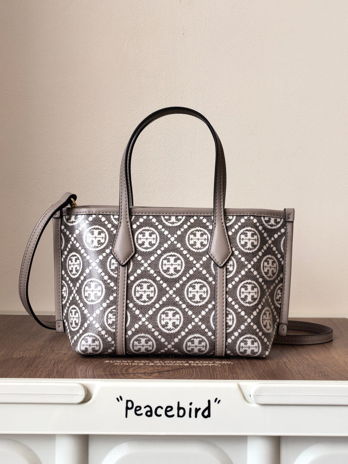 T Monogram Perry Mini Tote Bag