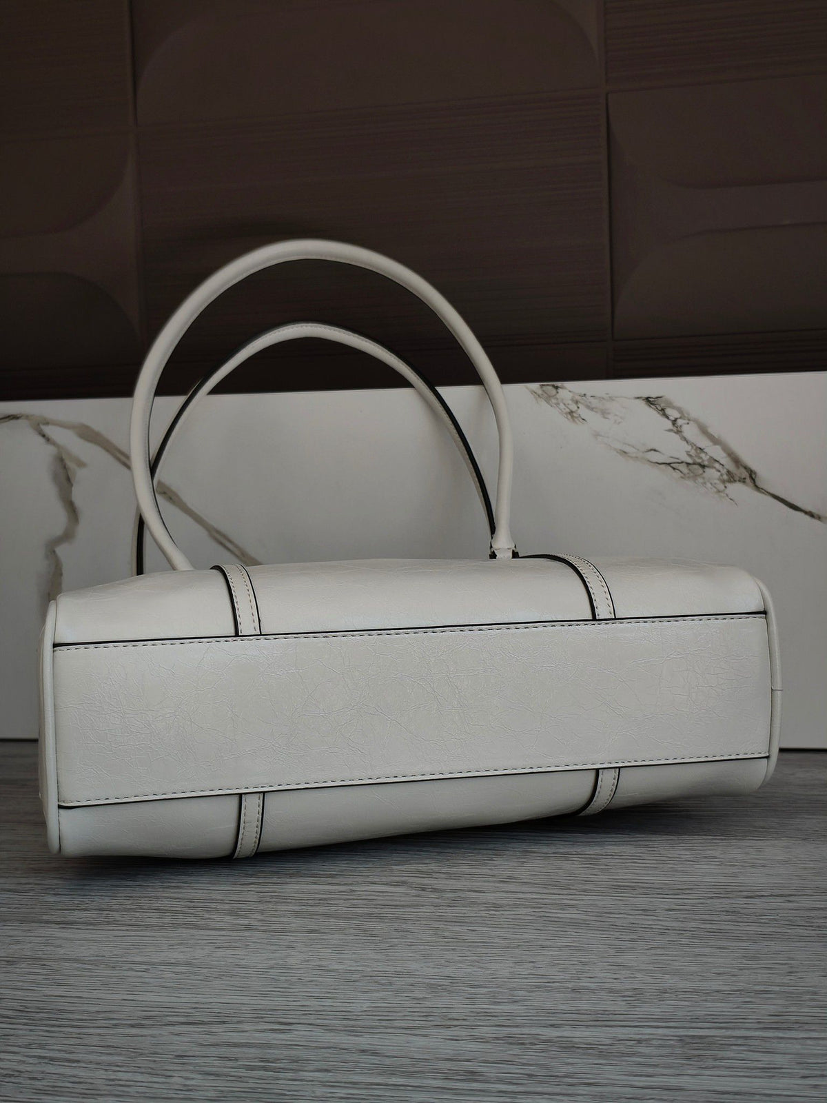 TORY BURCH MARSHMALLOW Small Bowling Bag