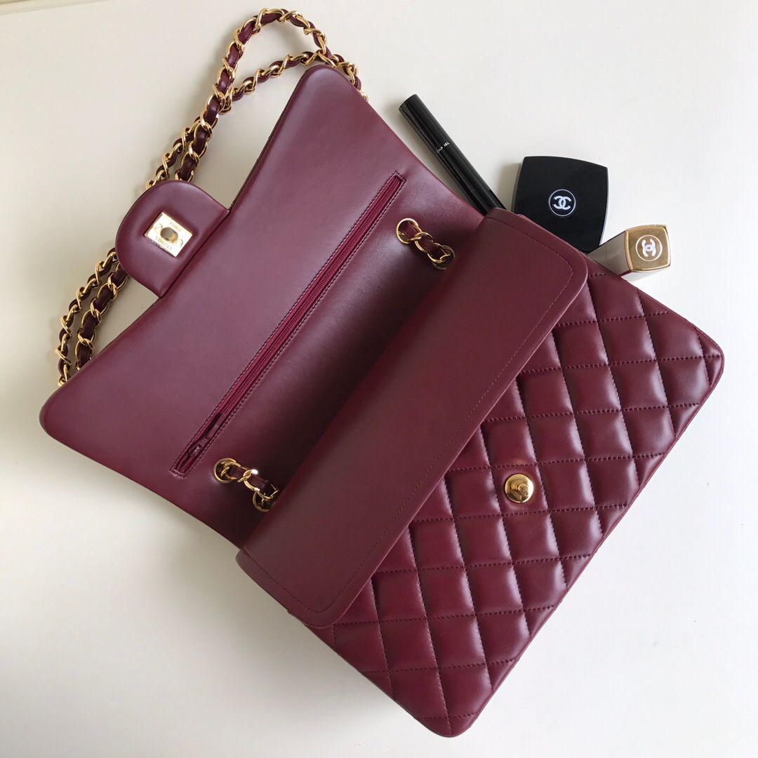 Upgraded version A1113 So beautiful that no one has friends CF Classic rhombus series Original lambskin small buckle version Professionally customized heavyweight hardware shoulder straps Handmade wiring Matching with same color lining Exquisite hot stamp