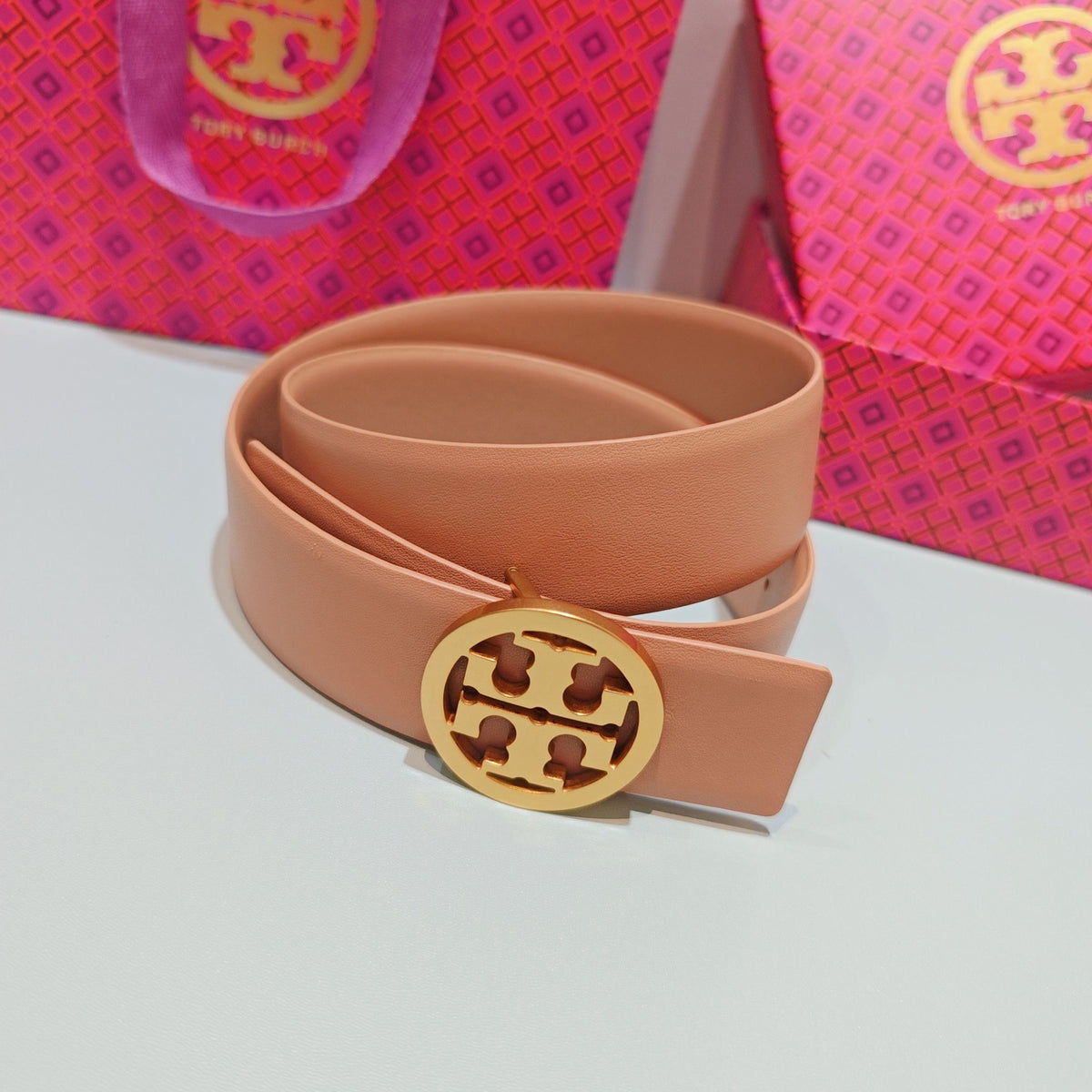 CM Tony Belt Double sided Head Layer Leather Length 75.80.85.90.95.100. Original Mold Customization of European Copper Hardware Buckle