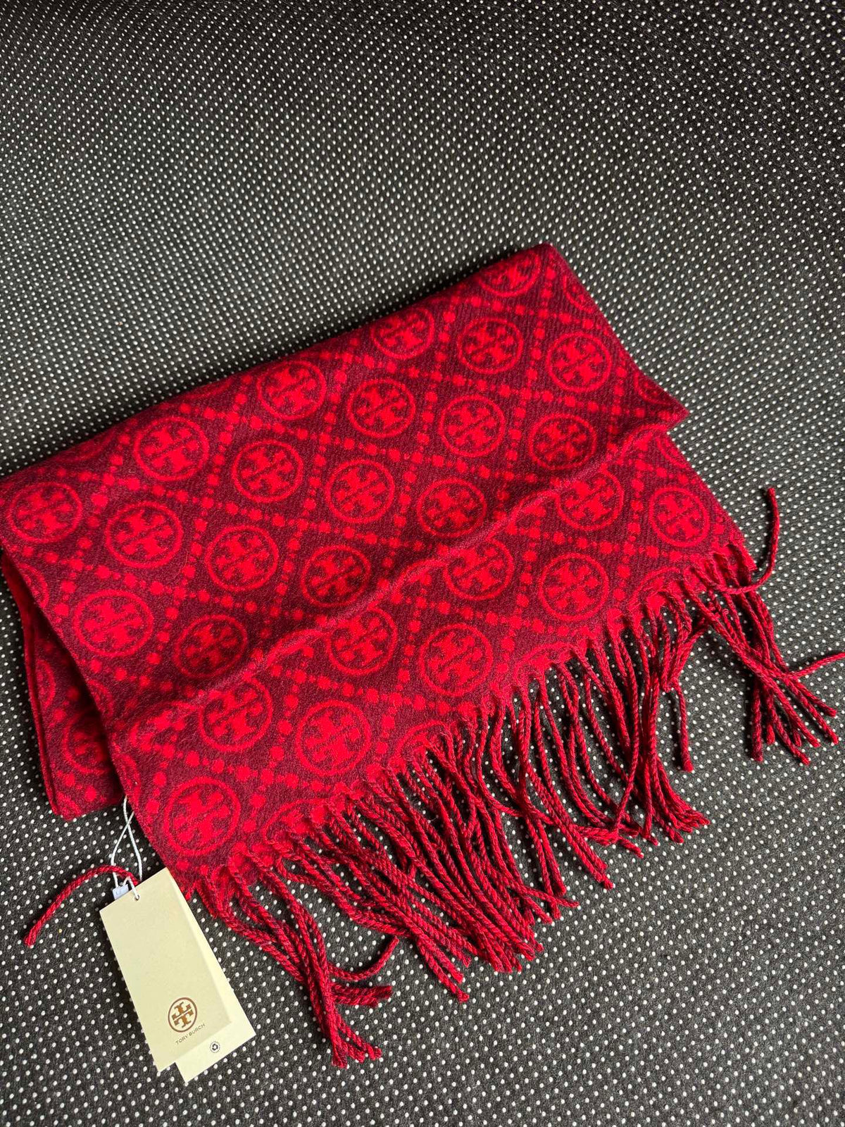 TB scarf casually photographed, non market ordinary version double-sided scarf material is 50% wool and 50% cotton