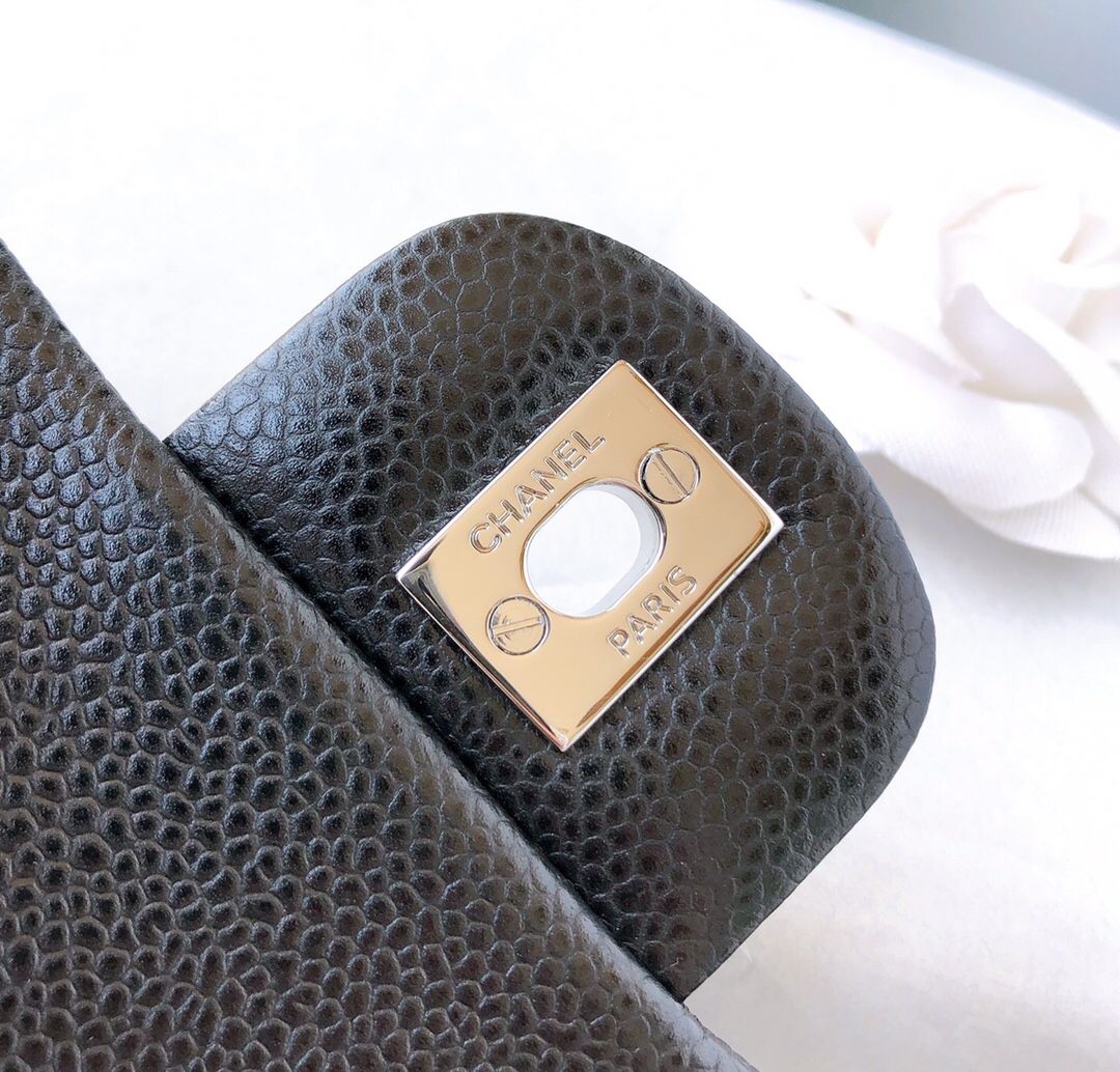 cfmini1115 ball pattern leather Classic Flap classic CF square fat caviar ball pattern return