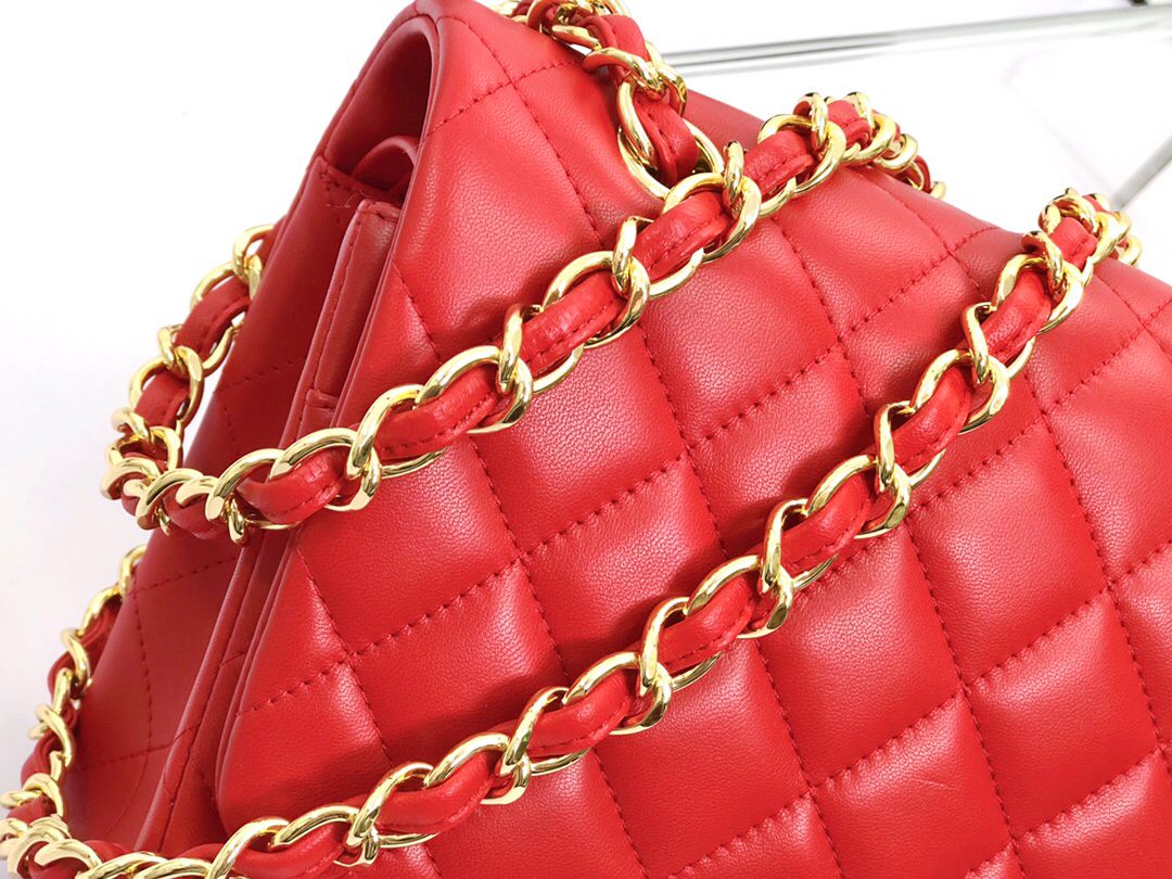 Upgraded version A1113 So beautiful that no one has friends CF Classic diamond series Original lambskin small buckle version Professionally customized heavyweight hardware shoulder straps Handmade wiring Lining leather Exquisite hot stamping font Uniform