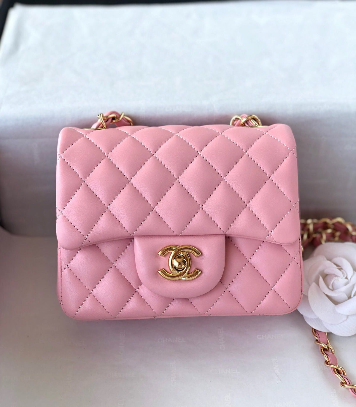 Fang Fatzi Mini 17cm CF has a very feminine elegance and inherits classics. It is listed as the historical sales champion and is an indispensable piece in every pink fan’s wardrobe. 17cm650 Sheepskin