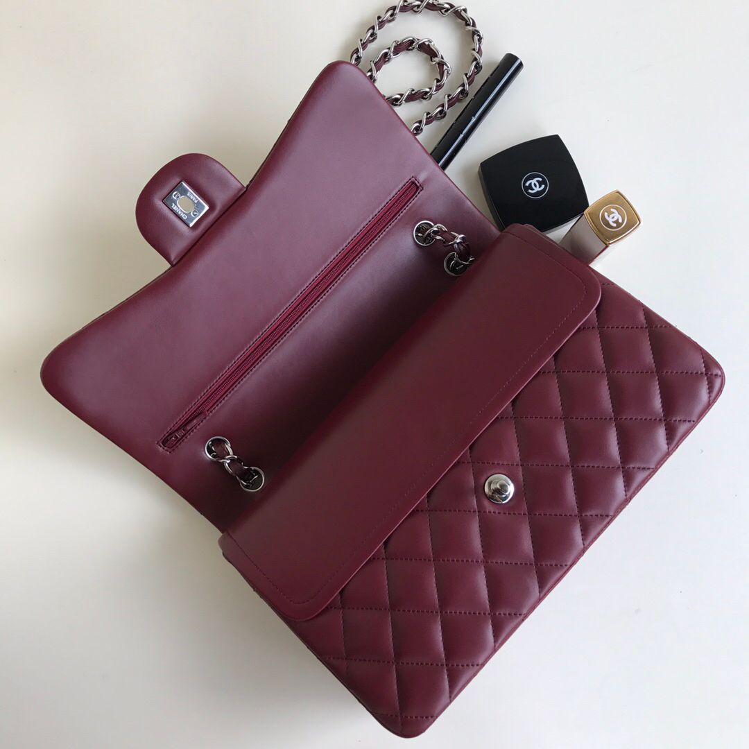 Upgraded version A1113 So beautiful that no one has friends CF Classic rhombus series Original lambskin small buckle version Professionally customized heavyweight hardware shoulder straps Handmade wiring Matching with same color lining Exquisite hot stamp