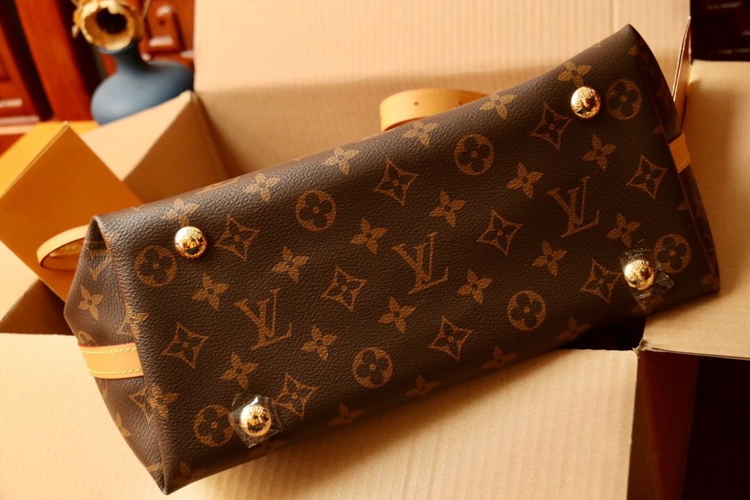 The highest version of the original factory top-level original single with complete packaging Lv bag shopping bag series CARRY ALL PM