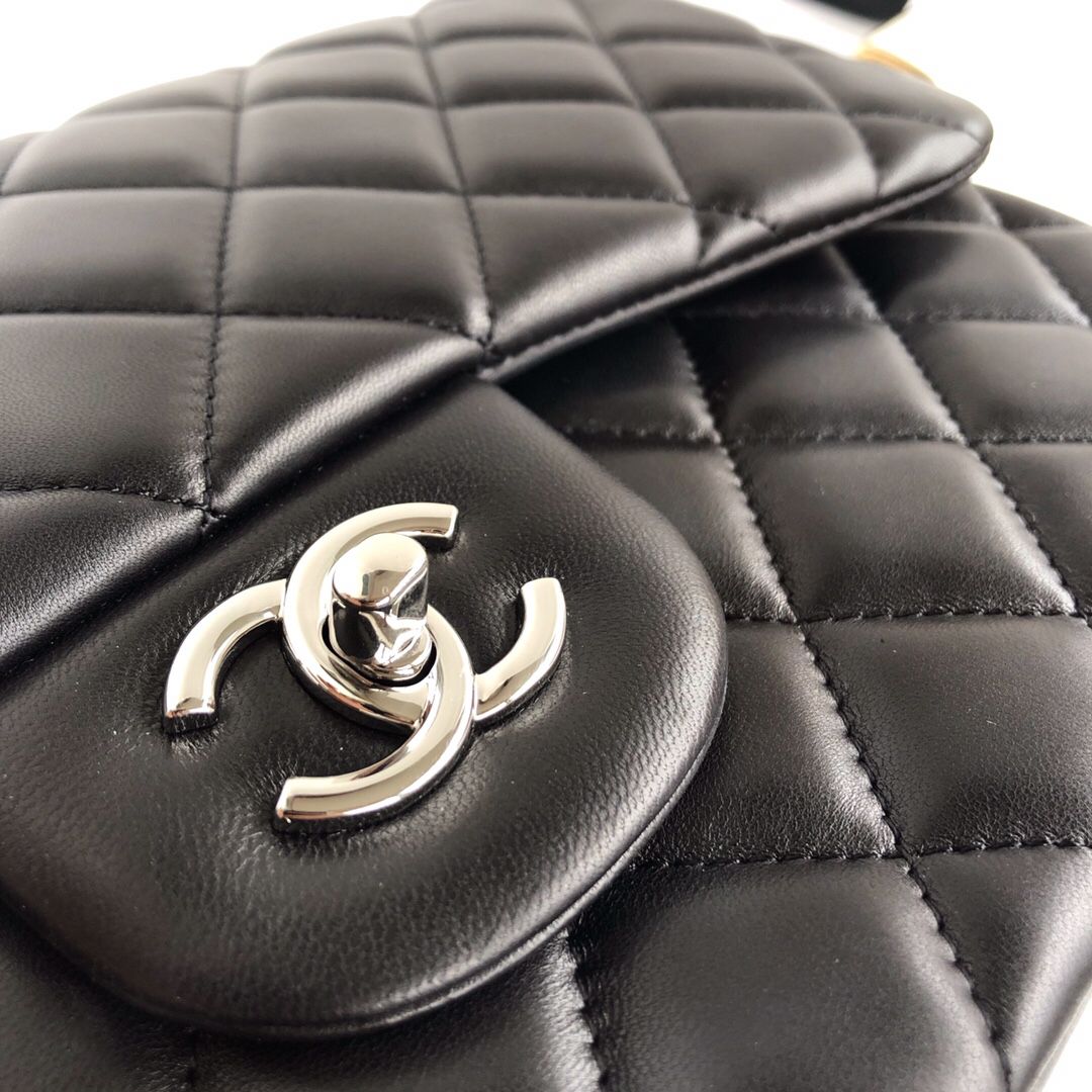 Upgraded version A1113 So beautiful that no one has friends CF Classic diamond series Original lambskin small buckle version Professionally customized heavyweight hardware shoulder straps Handmade wiring Lining leather Exquisite hot stamping font Uniform